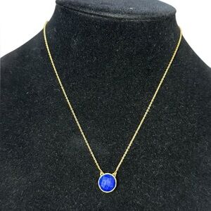 Stella & Dot Lapis Maya Pendant Necklace
